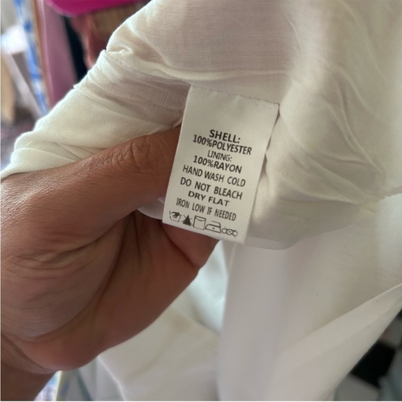 EUC Pink Lily Boardwalk Sunset Embroidered Floral Skirt and Top Set - Picture 11 of 11